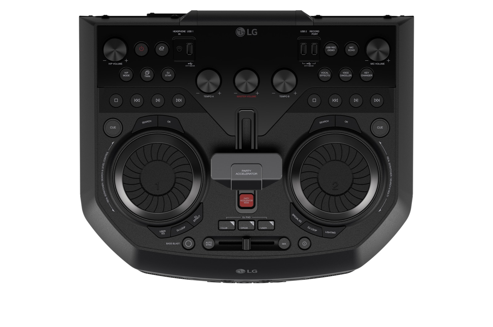 top view