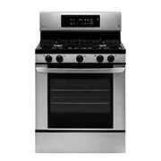 Front view of 5.4 pies cúbicos Horno a gas independiente LRG3060ST