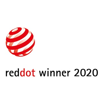Logotipo del premio al diseño Red Dot de 2020