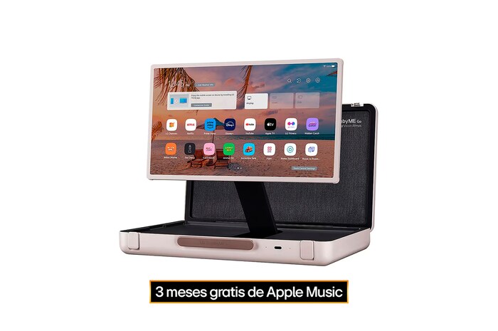LG StanbyME Go 27'' Portátil Smart TV con ThinQ AI (Inteligencia Artificial), 27LX5QKNA