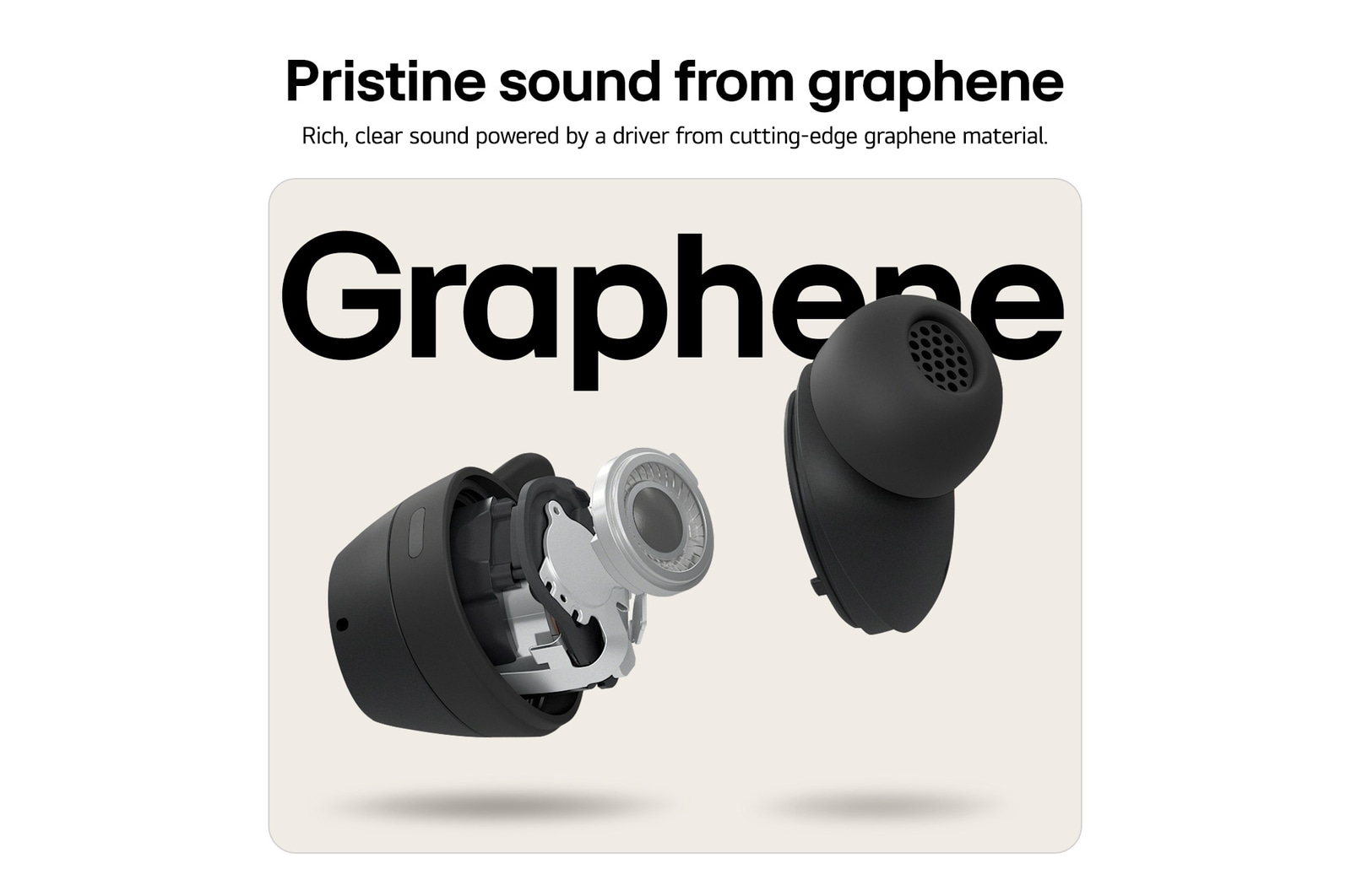 USP card: Pristine sound from graphene