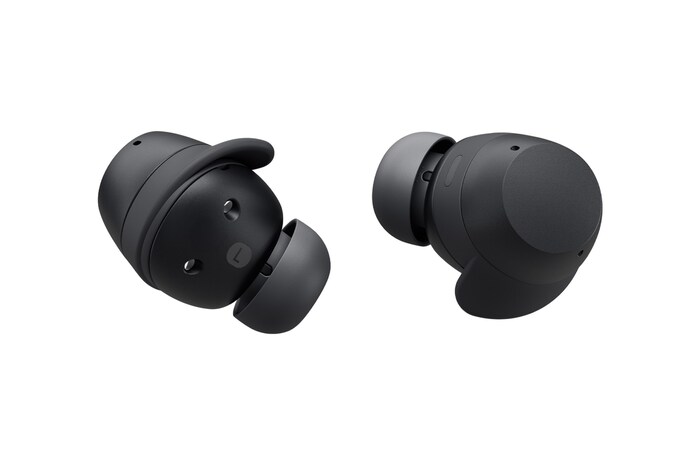 earbuds from each diagonal angle