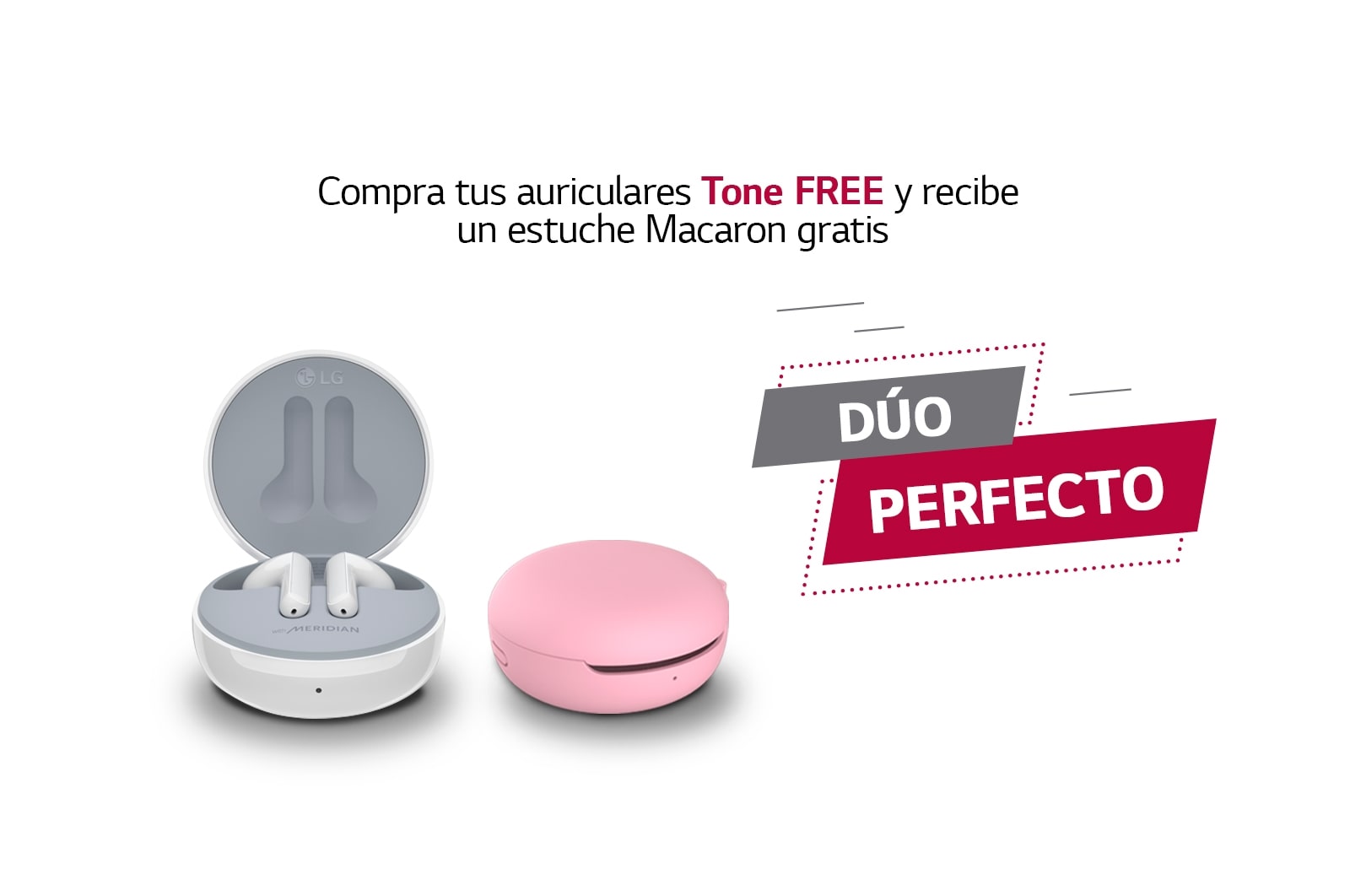 Una vista superior de una base abierta y dos auriculares en su interior