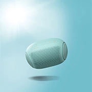 LG Bocina portátil XBOOM Go PL2 | Color celeste| Bluetooth | Certificación IPX5 | Tecnología de Sonido Meridian, PL2B