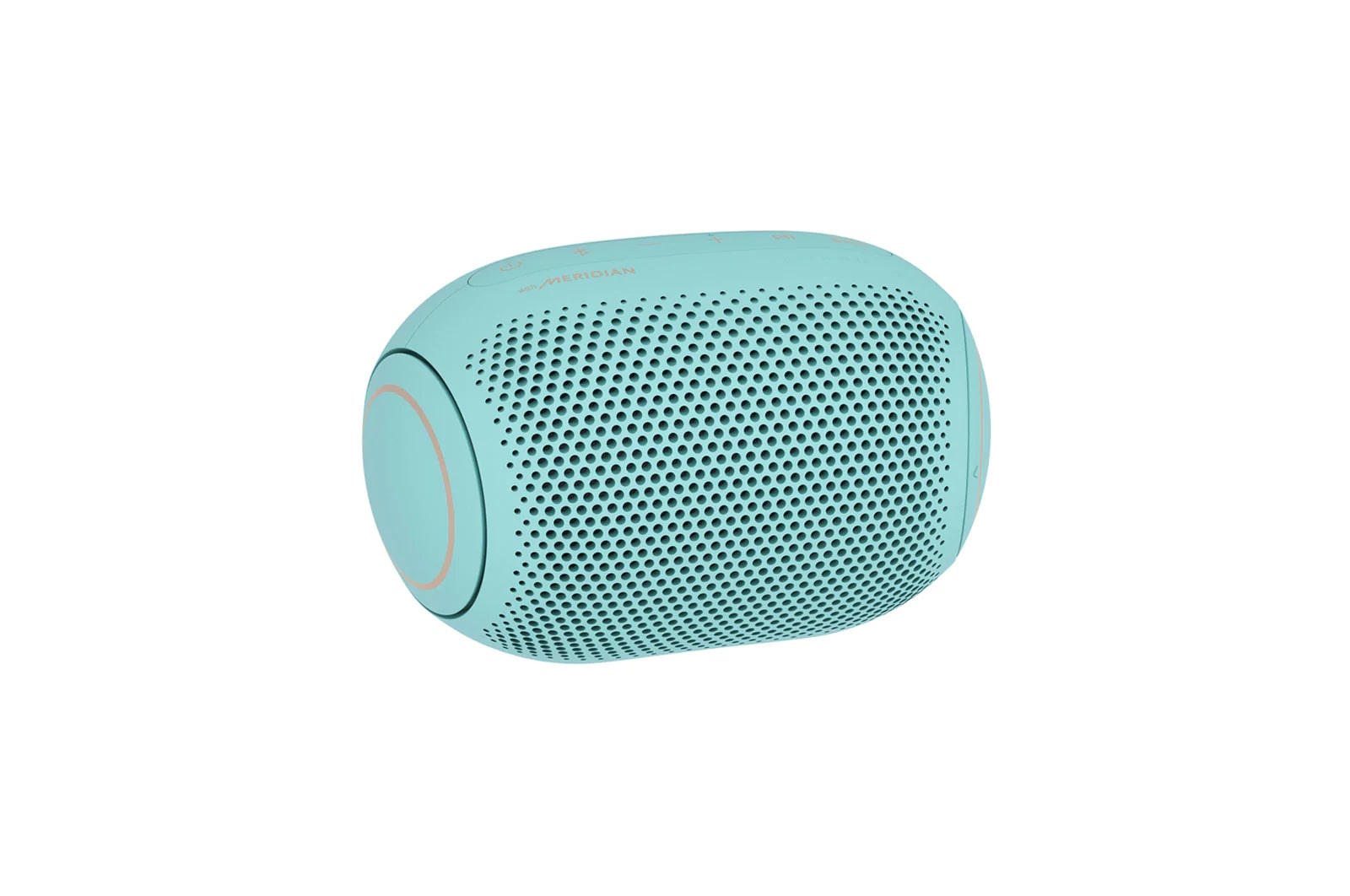LG Bocina portátil XBOOM Go PL2 | Color celeste| Bluetooth | Certificación IPX5 | Tecnología de Sonido Meridian, PL2B