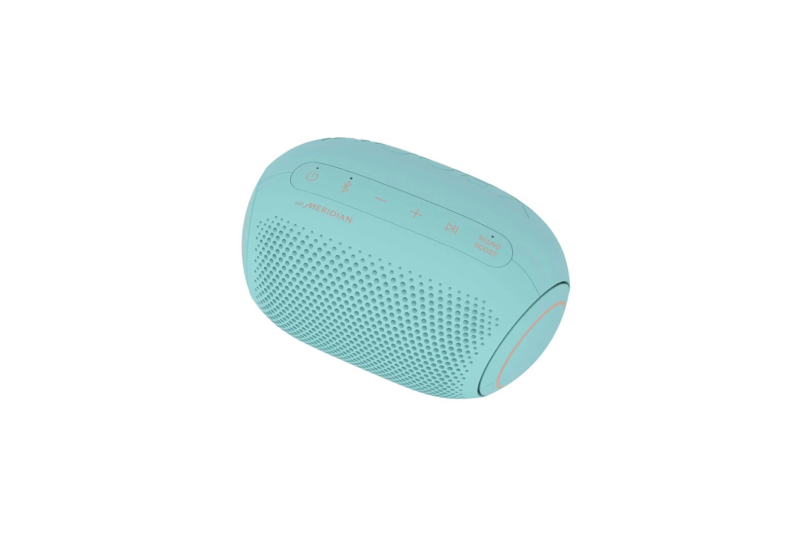 LG Bocina portátil XBOOM Go PL2 | Color celeste| Bluetooth | Certificación IPX5 | Tecnología de Sonido Meridian, PL2B