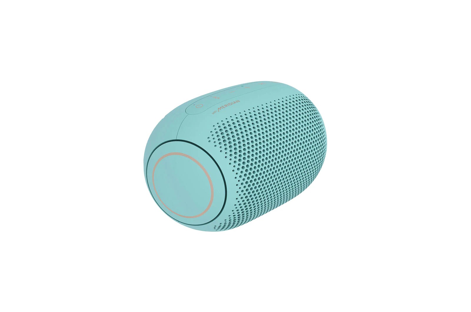 LG Bocina portátil XBOOM Go PL2 | Color celeste| Bluetooth | Certificación IPX5 | Tecnología de Sonido Meridian, PL2B