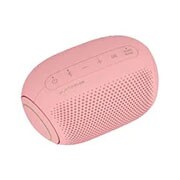 LG Bocina portátil XBOOM Go PL2 | Color rosa| Bluetooth | Certificación IPX5 | Tecnología de Sonido Meridian, PL2P