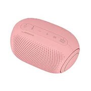LG Bocina portátil XBOOM Go PL2 | Color rosa| Bluetooth | Certificación IPX5 | Tecnología de Sonido Meridian, PL2P