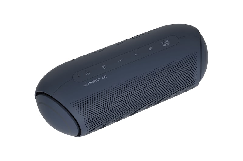 LG Bocina portátil XBOOM Go PL7 | Bluetooth| Luces LED | Tecnología de Sonido Meridian, PL7