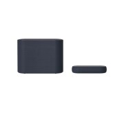 vista frontal con subwoofer