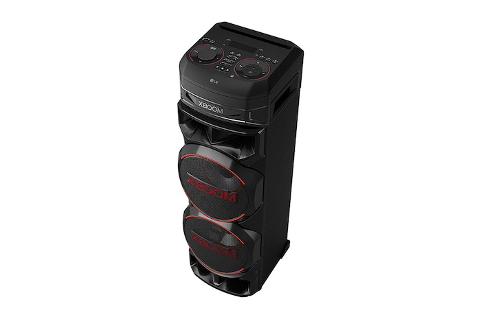 LG Torre de sonido LG XBOOM RNC9 | Doble Woofer | Potenciador de bajos | Karaoke Star | DJ App y DJ Pad | Super Bass Boost | Multi Bluetooth, RNC9
