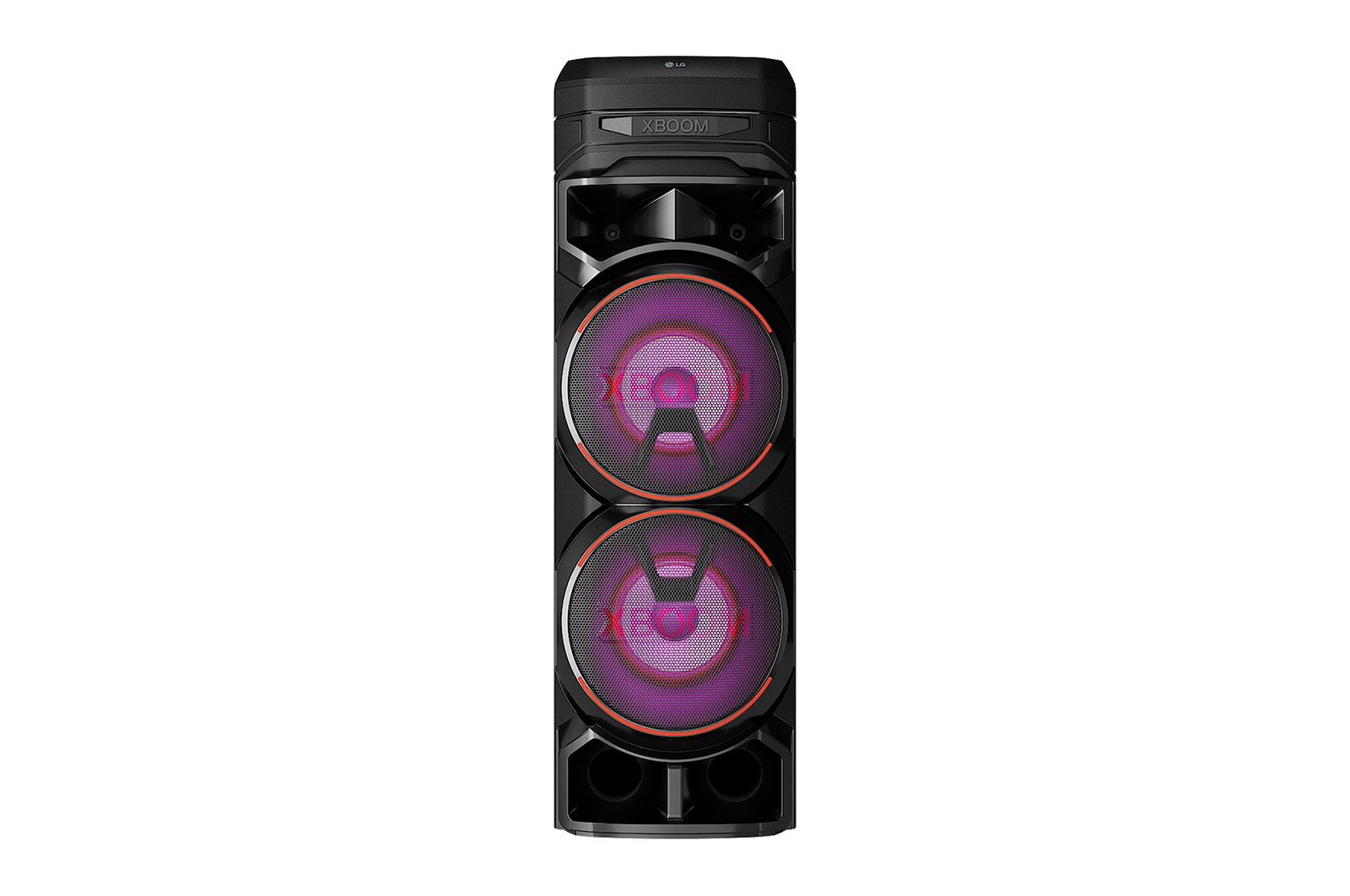 LG Torre de sonido LG XBOOM RNC9 | Doble Woofer | Potenciador de bajos | Karaoke Star | DJ App y DJ Pad | Super Bass Boost | Multi Bluetooth, RNC9