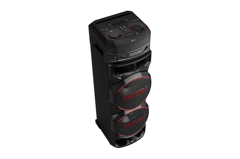 LG Torre de sonido LG XBOOM RNC9 | Doble Woofer | Potenciador de bajos | Karaoke Star | DJ App y DJ Pad | Super Bass Boost | Multi Bluetooth, RNC9