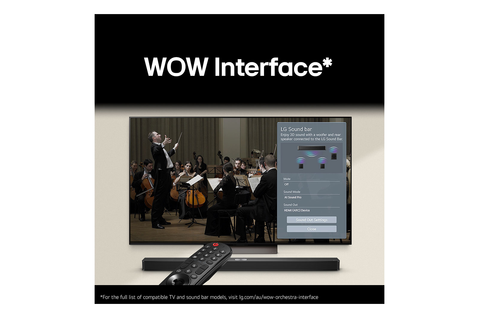 LG Barra de sonido LG S40T 300W 2.1 canales AI Sound Pro WOW Interface Dolby Digital , S40T