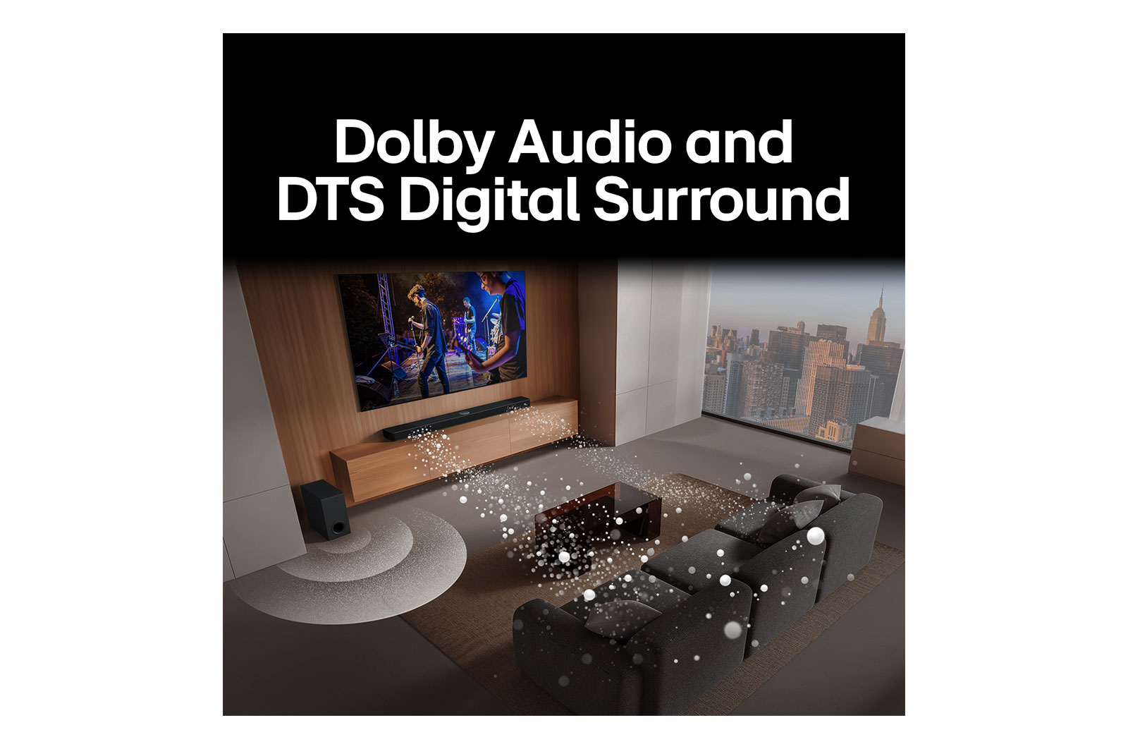 LG Barra de sonido LG S40T 300W 2.1 canales AI Sound Pro WOW Interface Dolby Digital , S40T