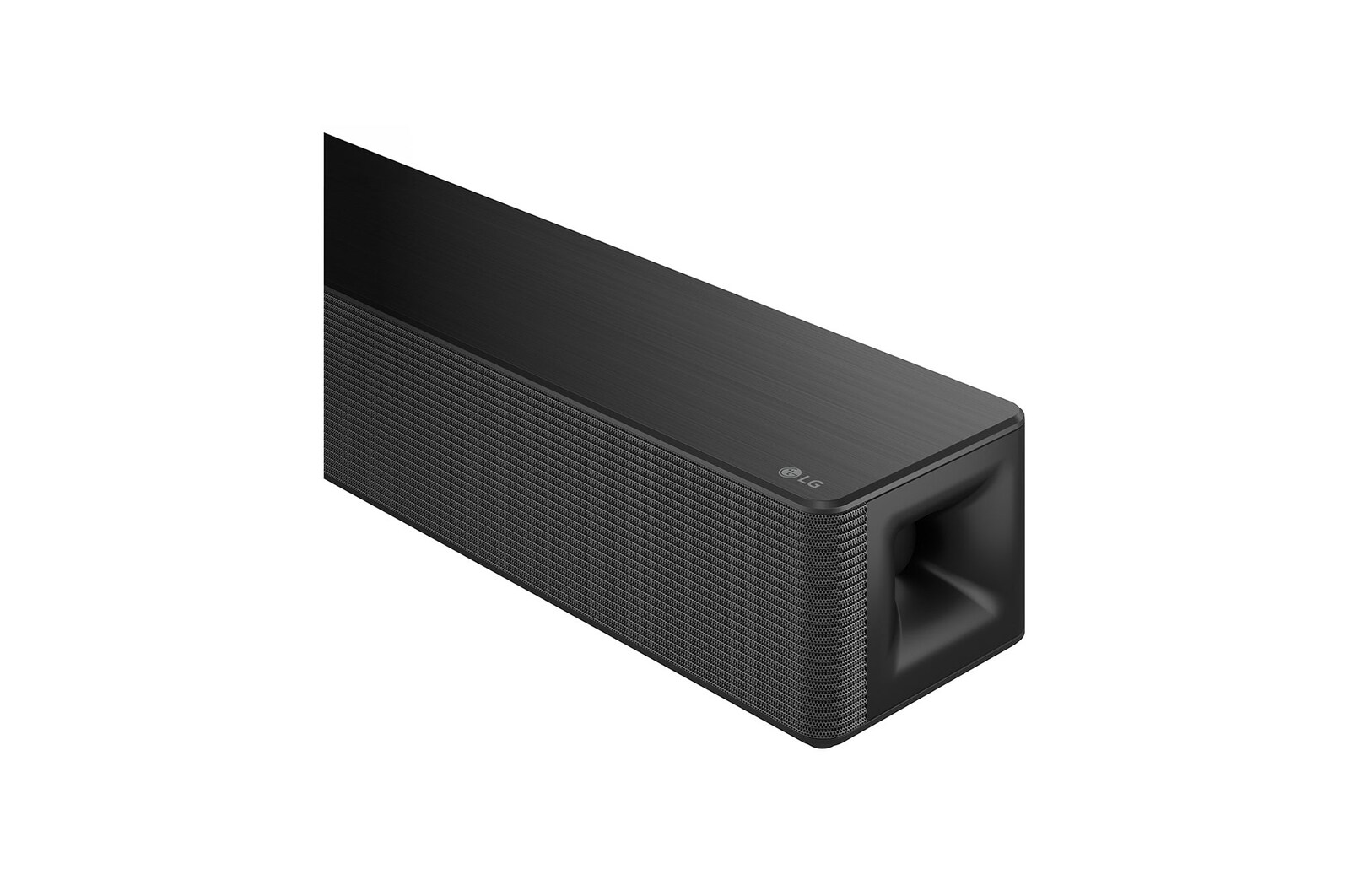 Soundbar and sub-woofer front view in parallel position
