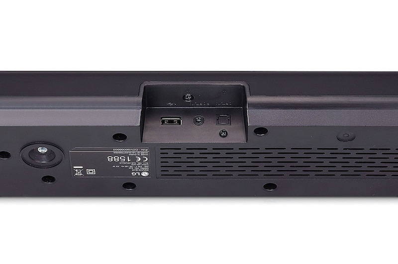 LG Barra de sonido LG SJ2 2.1 canales, 160W de potencia, Subwoofer Inalámbrico, Bluetooth, SJ2