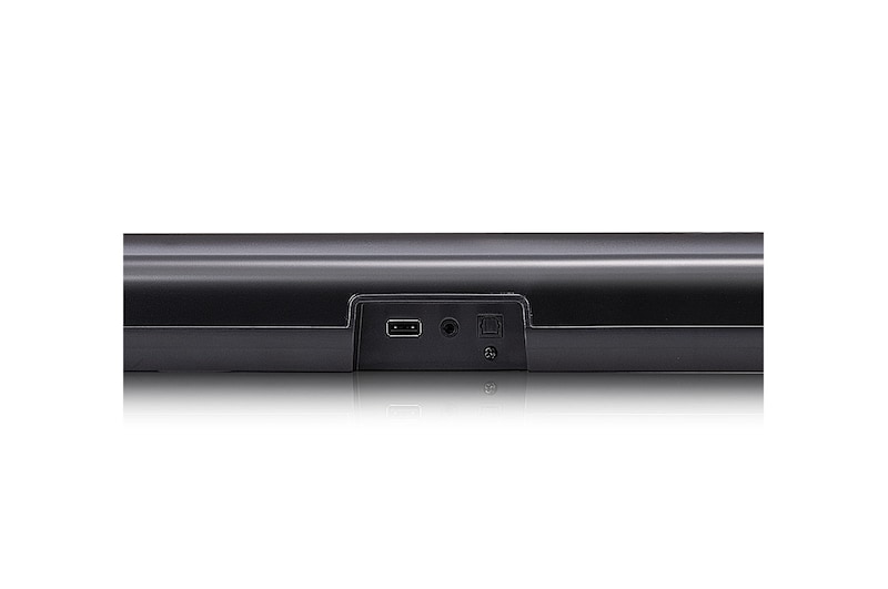 LG Barra de Sonido con Subwoofer inalámbrico 160W de potencia, 2.1 canales, Óptico, Bluetooth, Dolby Digital, USB., SQC1