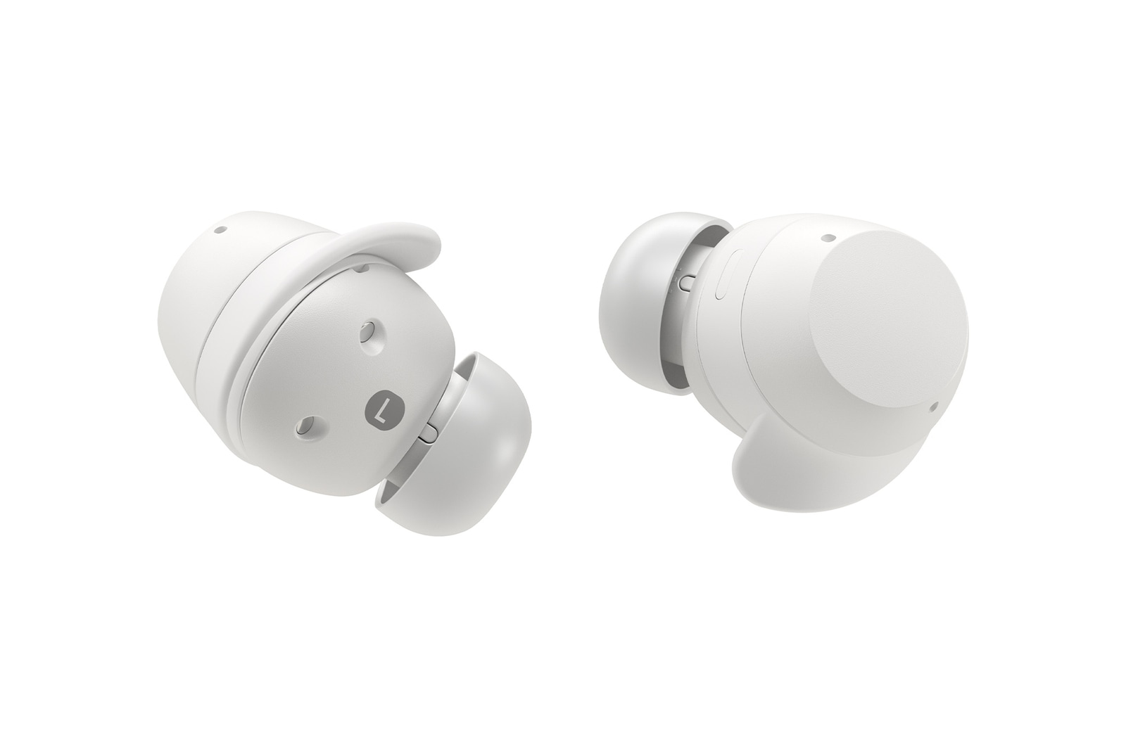 earbuds from each diagonal angle