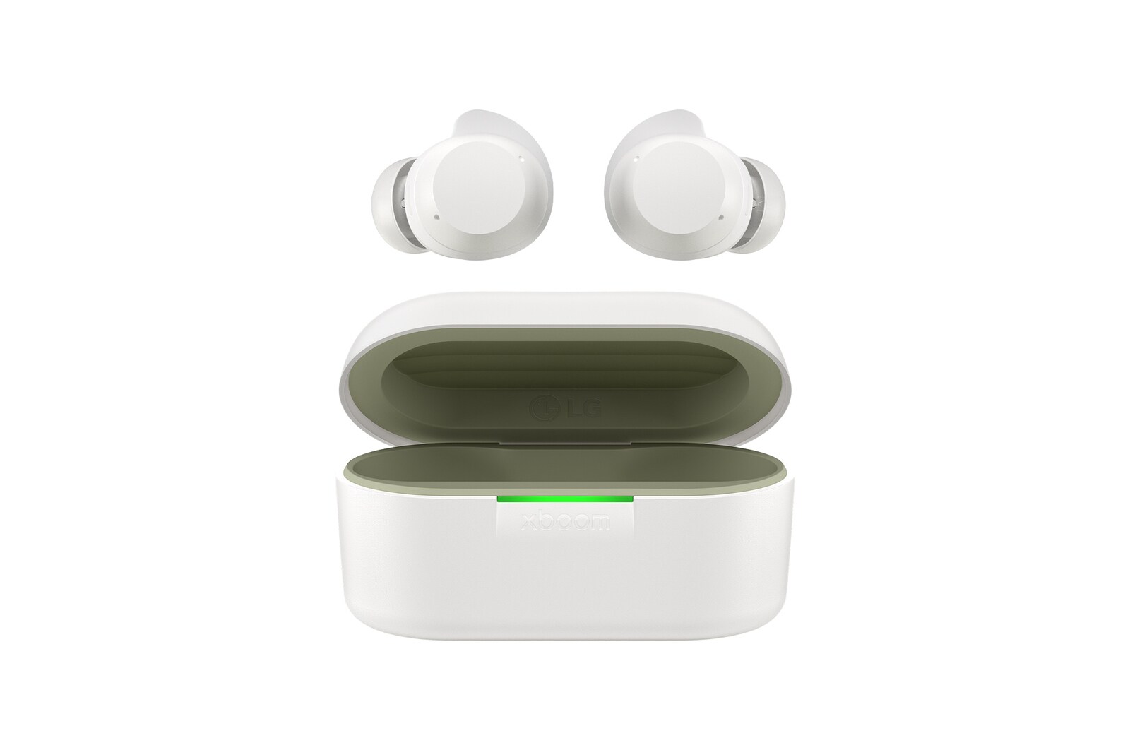 front view with earbuds apart