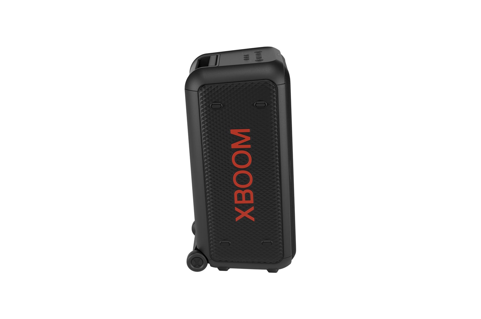 Left side view of the product. It shows XBOOM logo.
