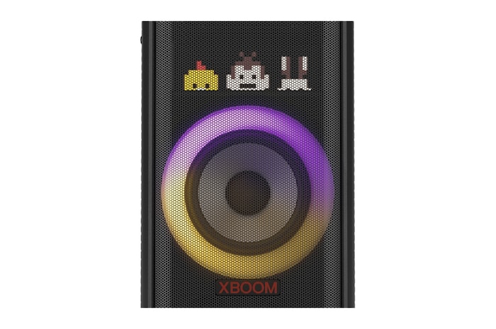LG XBOOM XL7S, Bocina portátil con pantalla LED para textos personalizados, hasta 20 hrs de batería, resistencia a salpicaduras, Power Bank, XL7S