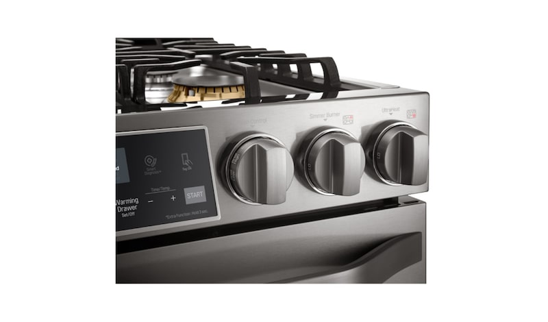 LG STUDIO 6.3 cu. Ft. Estufa a gas, LSSG3019BD