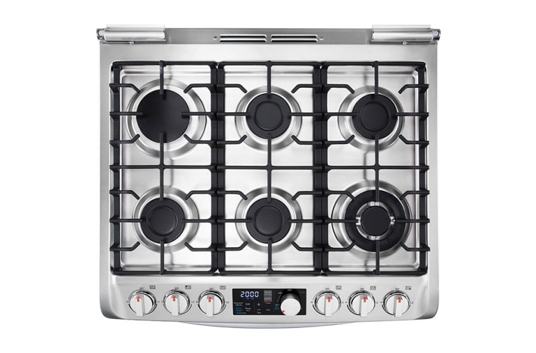 LG 5.4 pies cúbicos |Easy Clean™ |Triple Ultra Heat™ | Bloqueo automático de gas , RSG316T