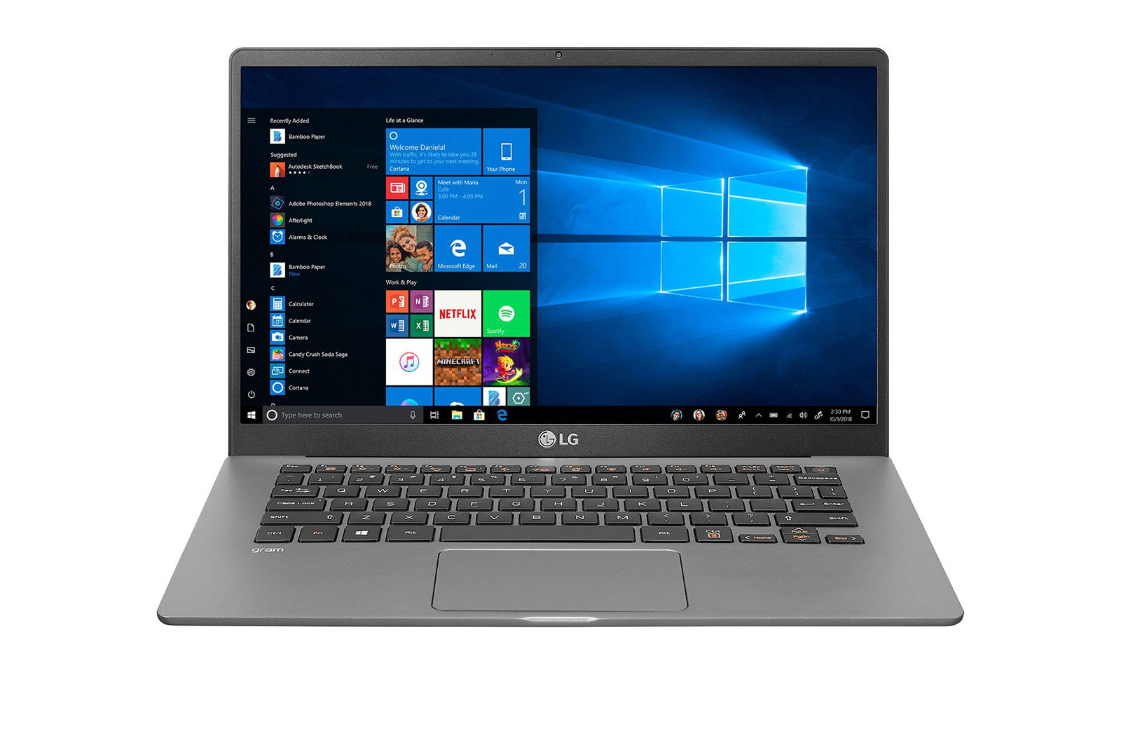LG Gram, Laptop Portátil Ultraligera de 14'' Intel® Core™ i5 Intel® Iris® Plus, 14Z90N-V