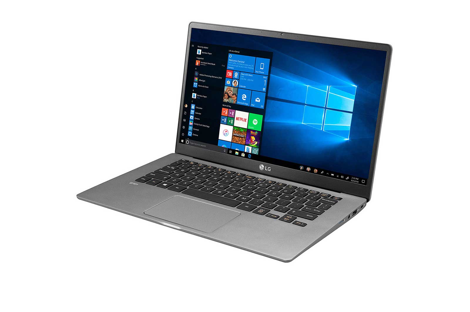 LG Gram, Laptop Portátil Ultraligera de 14'' Intel® Core™ i5 Intel® Iris® Plus, 14Z90N-V