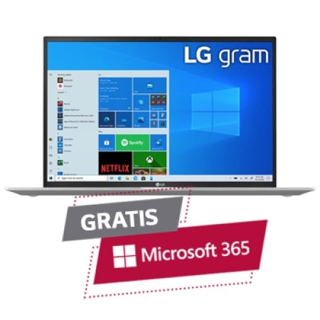 LG gram Ultra-Ligera, panel IPS de 17” 16:10, 11th Gen Intel® Core