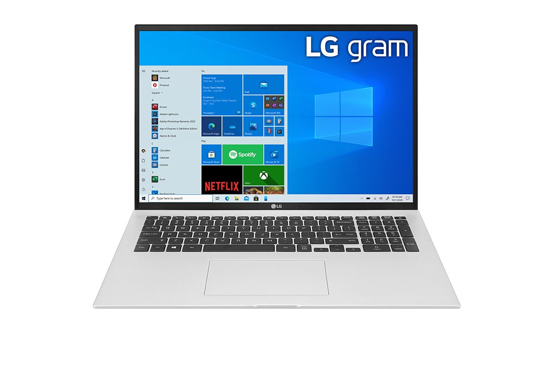 LG gram Ultra-Ligera, panel IPS de 17” 16:10, 11th Gen Intel® Core