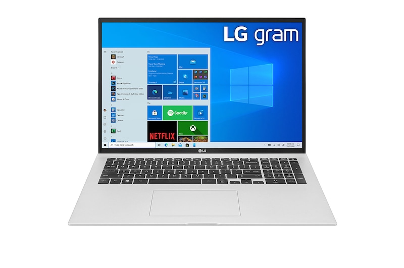 LG gram Ultra-Ligera, panel IPS de 17” 16:10, 11th Gen Intel® Core™ i7 Evo™ platform & Iris® Xe Graphics,, 17Z90P-G