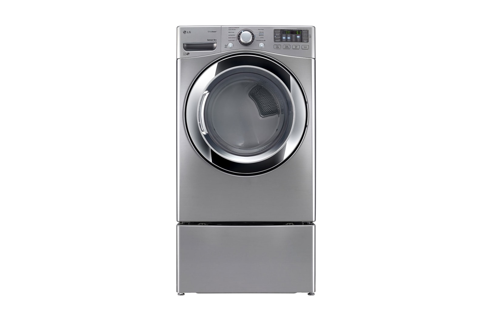 LG Secadora a Gas de Carga Frontal, Capacidad 20 kgs, SmartDiagnosis™, NFC, Flowsense™, color acero, DF20VVS