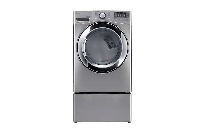 LG Secadora a Gas de Carga Frontal, Capacidad 20 kgs, SmartDiagnosis™, NFC, Flowsense™, color acero, DF20VVS