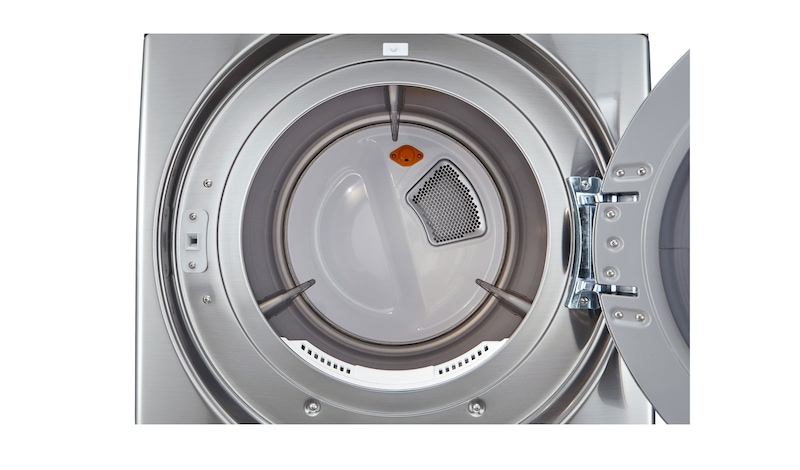 LG Secadora a Gas de Carga Frontal, Capacidad 20 kgs, SmartDiagnosis™, NFC, Flowsense™, color acero, DF20VVS