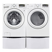 LG 20kg Secadora a Gas de Carga Frontal  & Smart Diagnosis, Color Blanco, DF20WV