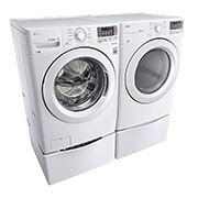 LG 20kg Secadora a Gas de Carga Frontal  & Smart Diagnosis, Color Blanco, DF20WV