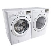 LG 20kg Secadora a Gas de Carga Frontal  & Smart Diagnosis, Color Blanco, DF20WV