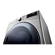 LG 20kg Secadora Eléctrica de Carga Frontal con Vapor & SmartThinQ(Wi-Fi), Color Acero, DF22VV2SBE