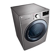 LG 20kg Secadora Eléctrica de Carga Frontal con Vapor & SmartThinQ(Wi-Fi), Color Acero, DF22VV2SBE