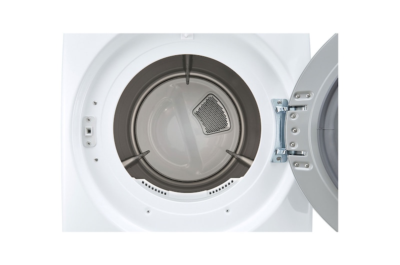 LG 7.3cu.ft Secadora Electrica de Carga Frontal & SmartThinQ(Wi-Fi),Sensor Secado, Color Blanco, DLE3170W