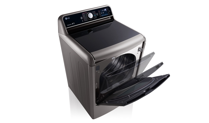 LG Secadora de Mega Capacidad TurboSteam™ con Puerta EasyLoad™ Door, DLEX7700VE