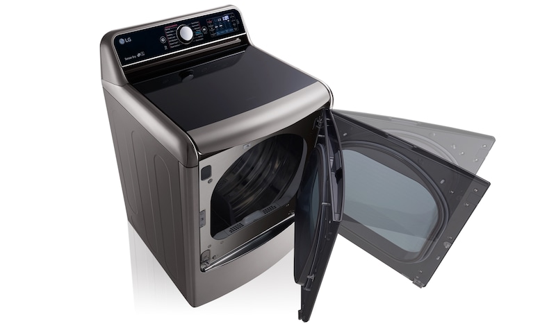 LG Secadora de Mega Capacidad TurboSteam™ con Puerta EasyLoad™ Door, DLEX7700VE
