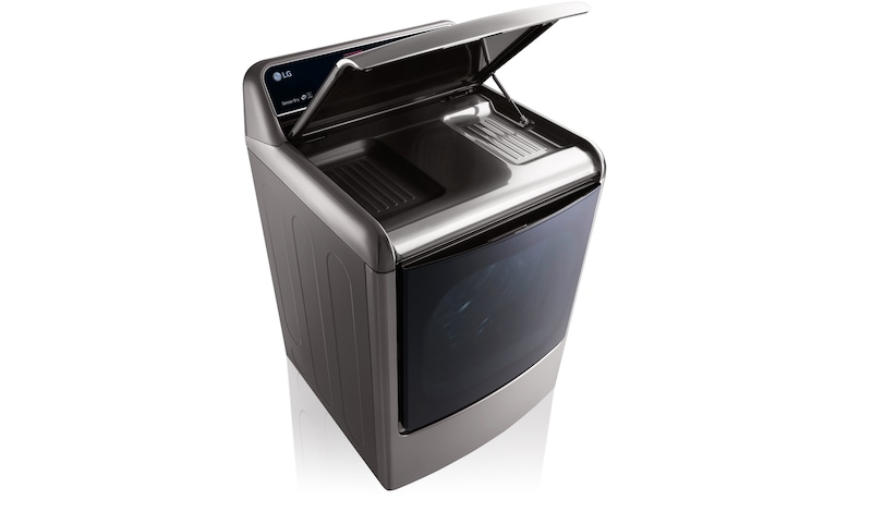 LG Secadora de Mega Capacidad TurboSteam™ con Puerta EasyLoad™ Door, DLEX7700VE