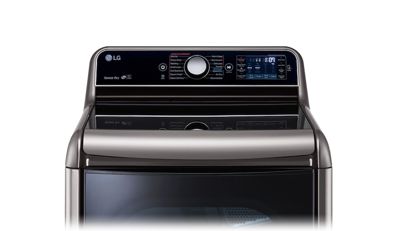 LG Secadora de Mega Capacidad TurboSteam™ con Puerta EasyLoad™ Door, DLEX7700VE