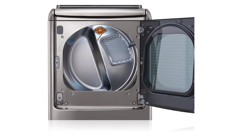 LG Secadora de Mega Capacidad TurboSteam™ con Puerta EasyLoad™ Door, DLEX7700VE