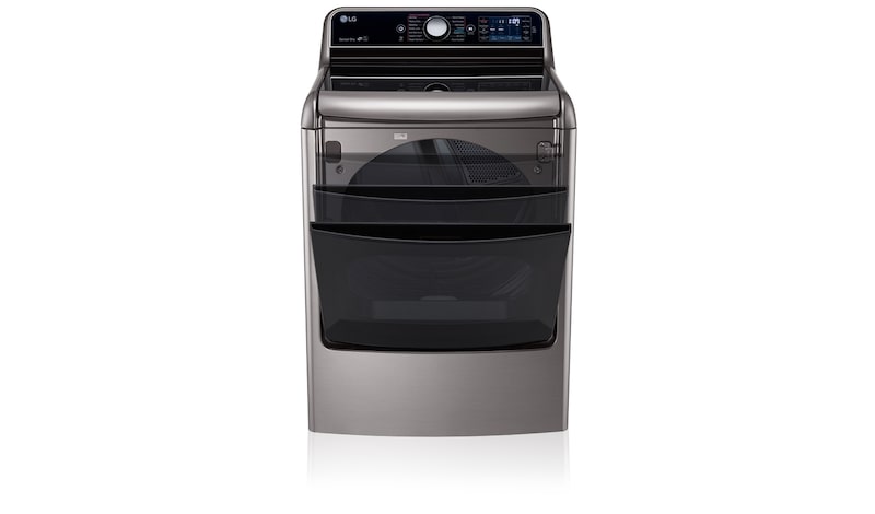 LG Secadora de Mega Capacidad TurboSteam™ con Puerta EasyLoad™ Door, DLEX7700VE