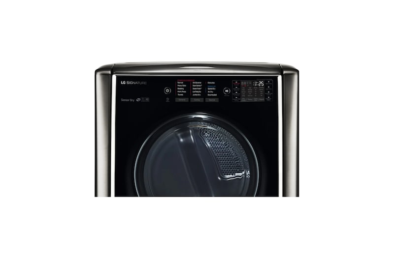 LG 9.0 pᶟ |Secadora a Eléctrica |Carga frontral| Vapor| Acero Inoxidable Negro | ThinQ™, DLEX9500K